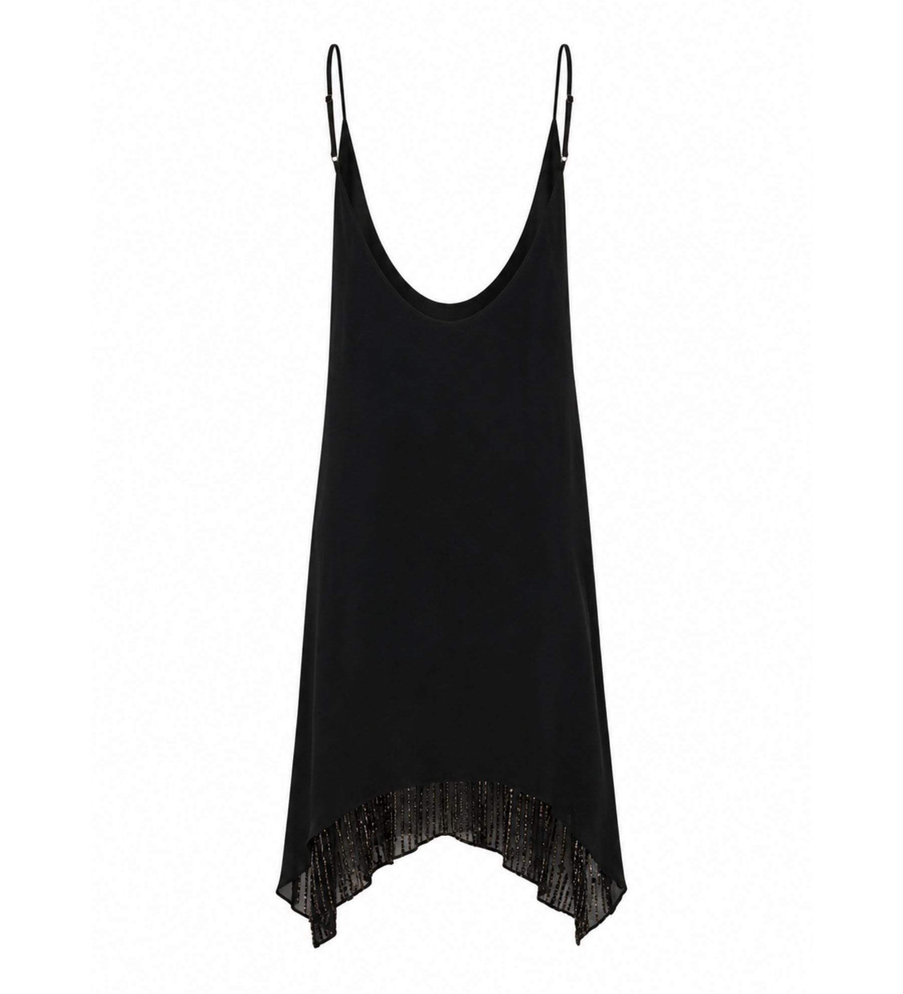 Sequin Overlay Slip Dress