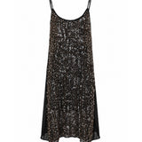 Sequin Overlay Slip Dress