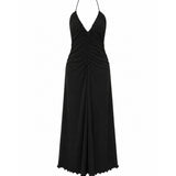 Marle Ophelia Dress - Black Floral Jacquard