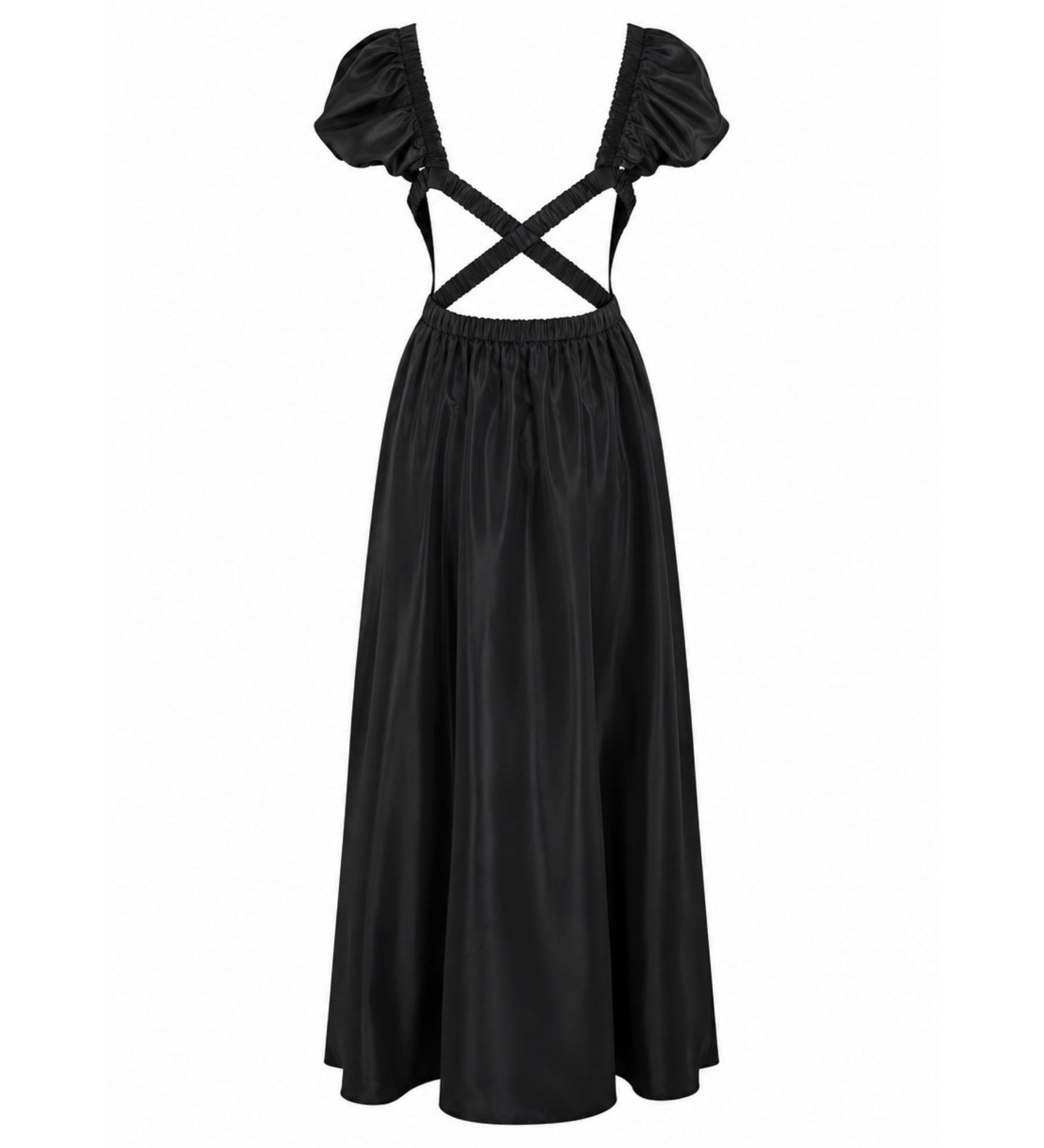 SIR. Valetta Silk Taffeta Maxi Dress