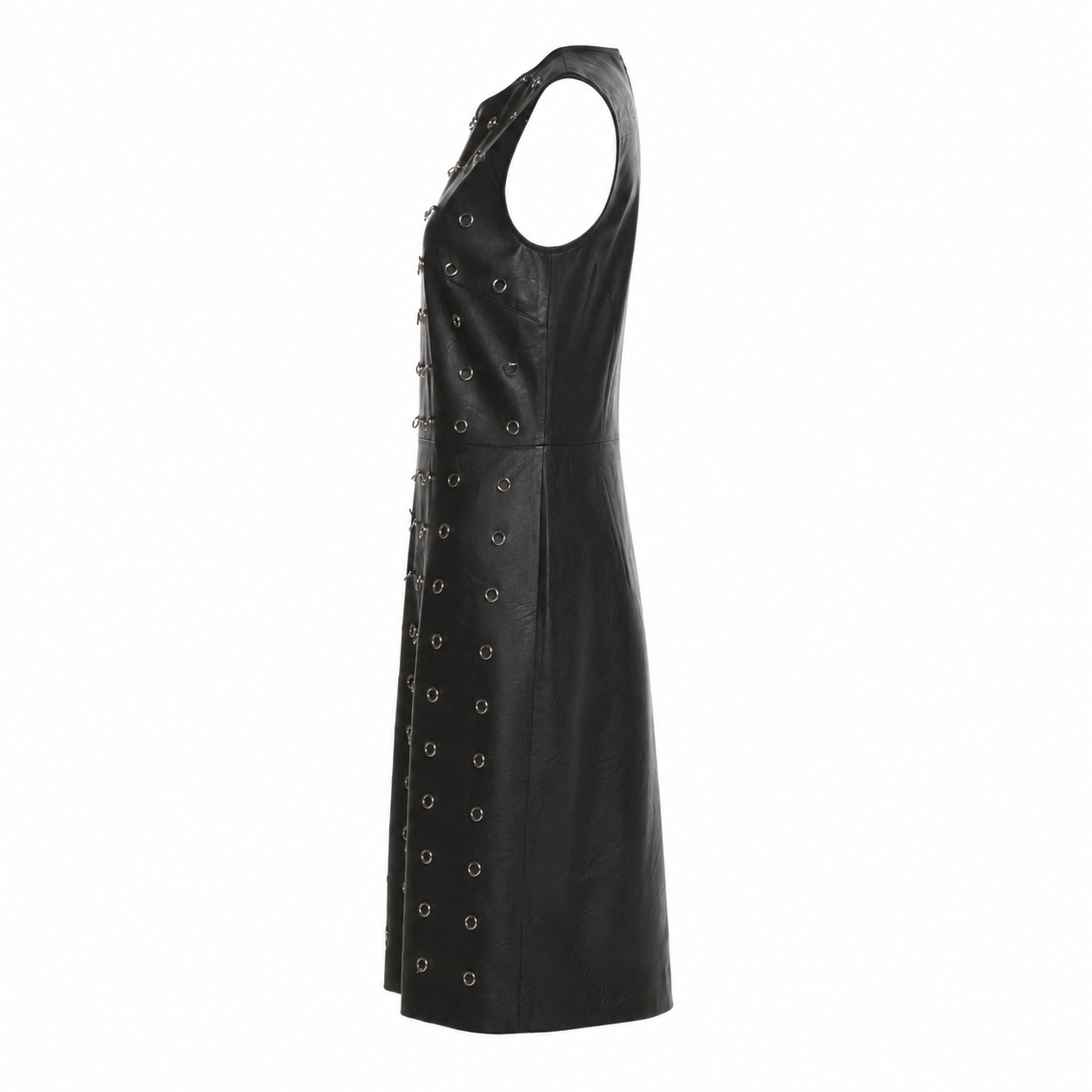 Stella McCartney Faux Leather Midi Dress