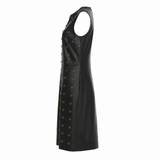 Stella McCartney Faux Leather Midi Dress
