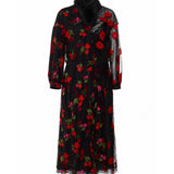 Simone Rocha Floral Print Midi Length Dress