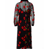 Simone Rocha Floral Print Midi Length Dress