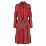 Staud Printed Midi Length Dress