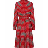 Staud Printed Midi Length Dress