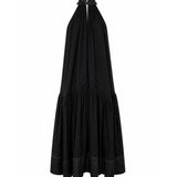 Trelise Cooper “Back On Track” Dress - Black Cotton Eyelet