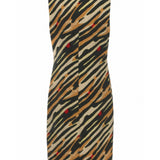 Versace Zebra & Tropical Hibiscus Shift Dress