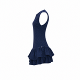 Zara Checked Ruffle Dress