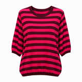 Kate Sylvester Striped Knit Top