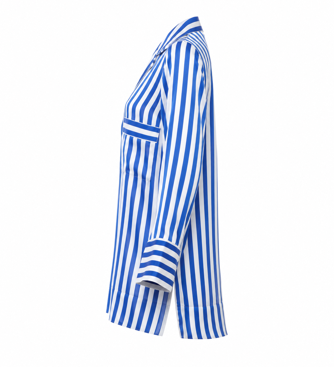By Malene Birger Blue & White Striped Long Sleeve Blouse