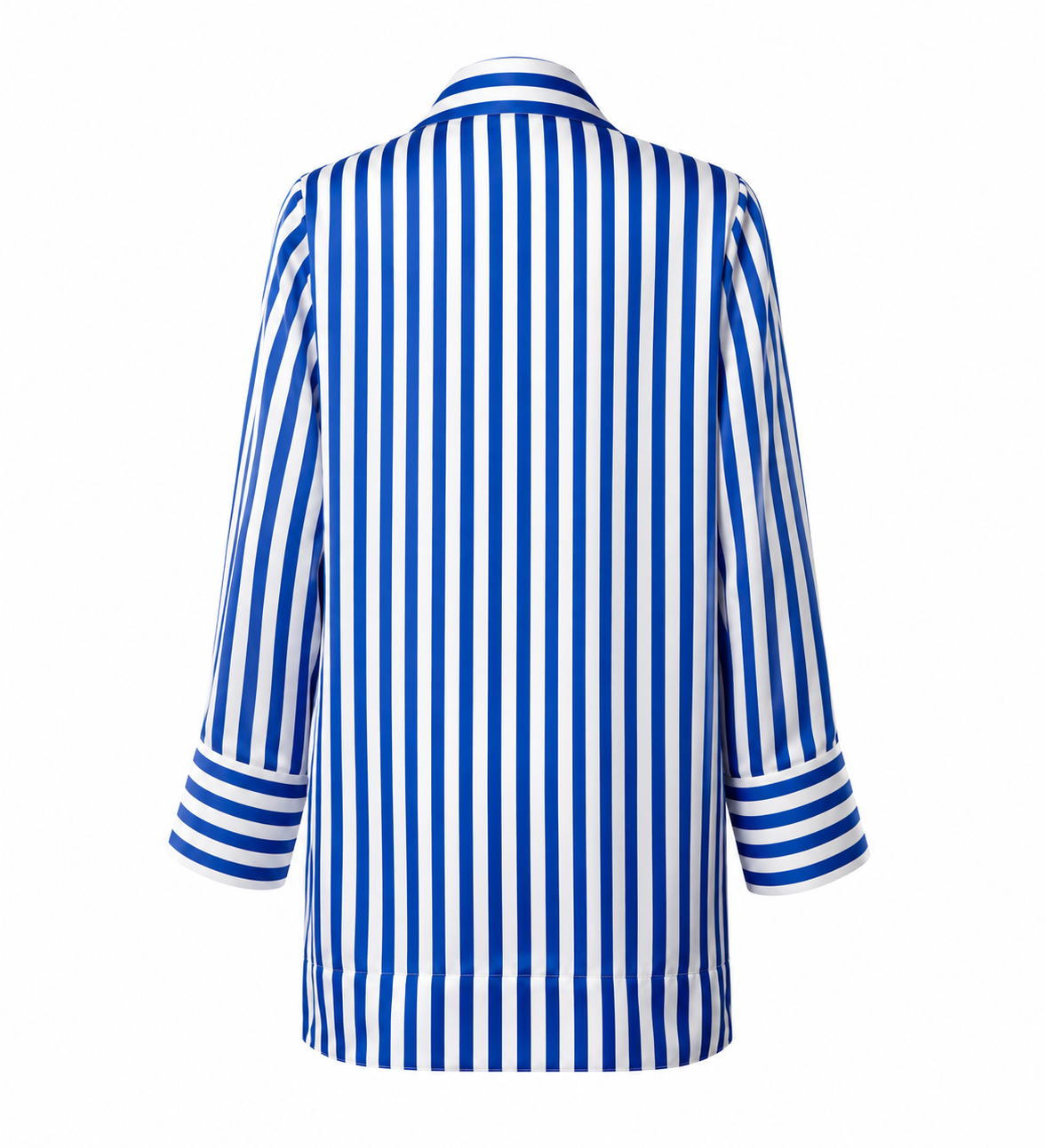 By Malene Birger Blue & White Striped Long Sleeve Blouse