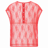 VRG GRL Sheer Lace Top