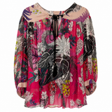 Just Cavalli Botanical Print Blouse