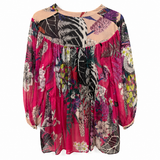 Just Cavalli Botanical Print Blouse