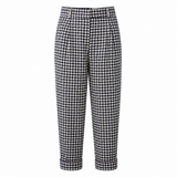 Zara Basic Gingham Check Trousers