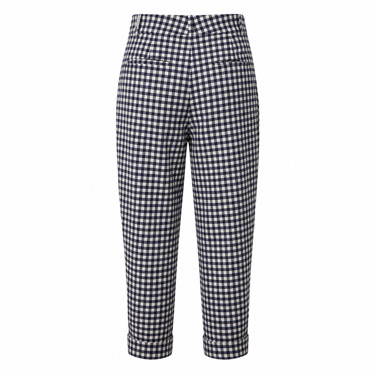 Zara Basic Gingham Check Trousers