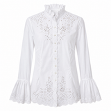 Rabanne x H&M White Broderie Anglaise Shirt