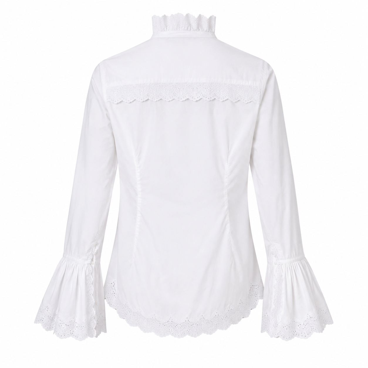 Rabanne x H&M White Broderie Anglaise Shirt