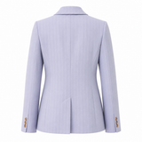 ME+EM Blue Pinstripe Blazer