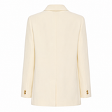 Zara Cream Tailored Blazer 