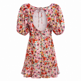 RUBY Floral Open Back Dress