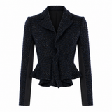 Marni Black Textured Cropped Jacket