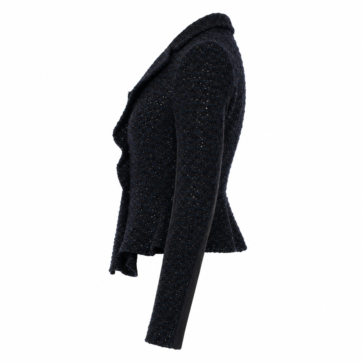 Marni Black Textured Cropped Jacket