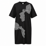 Kowtow Bow Print T-Shirt Dress