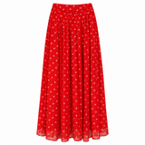 Kate Sylvester Polka Dot Maxi Skirt
