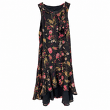Karen Walker Floral Silk & Cotton Maxi Dress