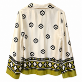 Zara Printed Satin Shirt