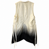 Ann Demeulemeester Ombré Silk Long Vest