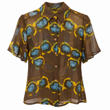 Wynn Hamlyn Sheer Floral Shirt – Size 8