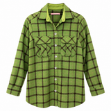 Maggie Marilyn Green Check Overshirt