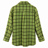 Maggie Marilyn Green Check Overshirt