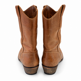 Ivylee Brown Leather Western Boots