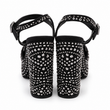 Carvela Black Embellished Platform Heels