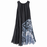 COS Black & Grey Tie-Dye Maxi Dress