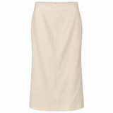 Maggie Marilyn Ivory Merino Wool Maxi Skirt – Size 8