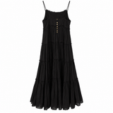 Aje Black Tiered Maxi Dress – Size 12