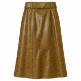 Wynn Hamlyn Leather Midi Skirt