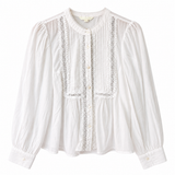H&M Lace & Pintuck Blouse