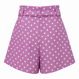 Zara Polka Dot Tie-Front Shorts