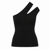 Nanushka Arlet One-Shoulder Knit Top – Size L