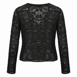 Christian Dior Black Lace Knit Cardigan – Size FR 38