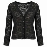 Christian Dior Black Lace Knit Cardigan – Size FR 38