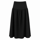 Christian Dior Black Button-Front Midi Skirt – Size L