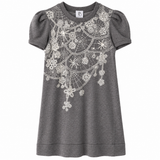 Karen Walker Runaway Grey Printed Sweatshirt Dress – Size 8