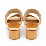 Coclico Leather Block Heel Sandals – Size 38